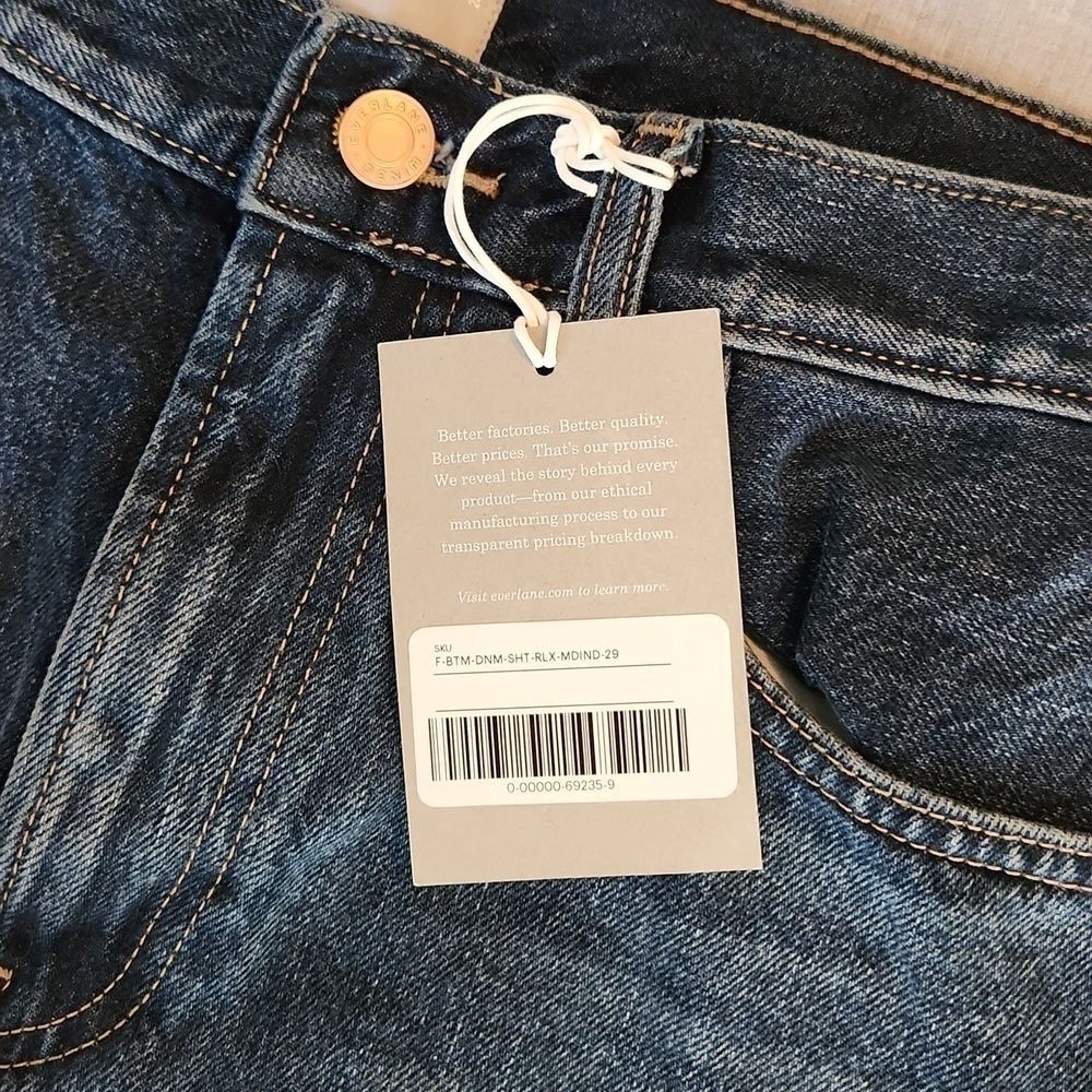 NWT Everlane The Denim Shorts Size 29 - Picture 5 of 8